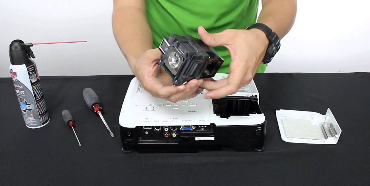6 Basic Steps for Lamp Replacement Projector Repair World Hyderabad