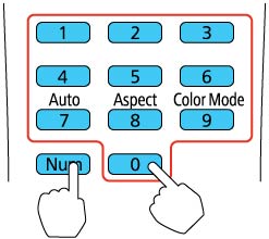 Set Password To Projector